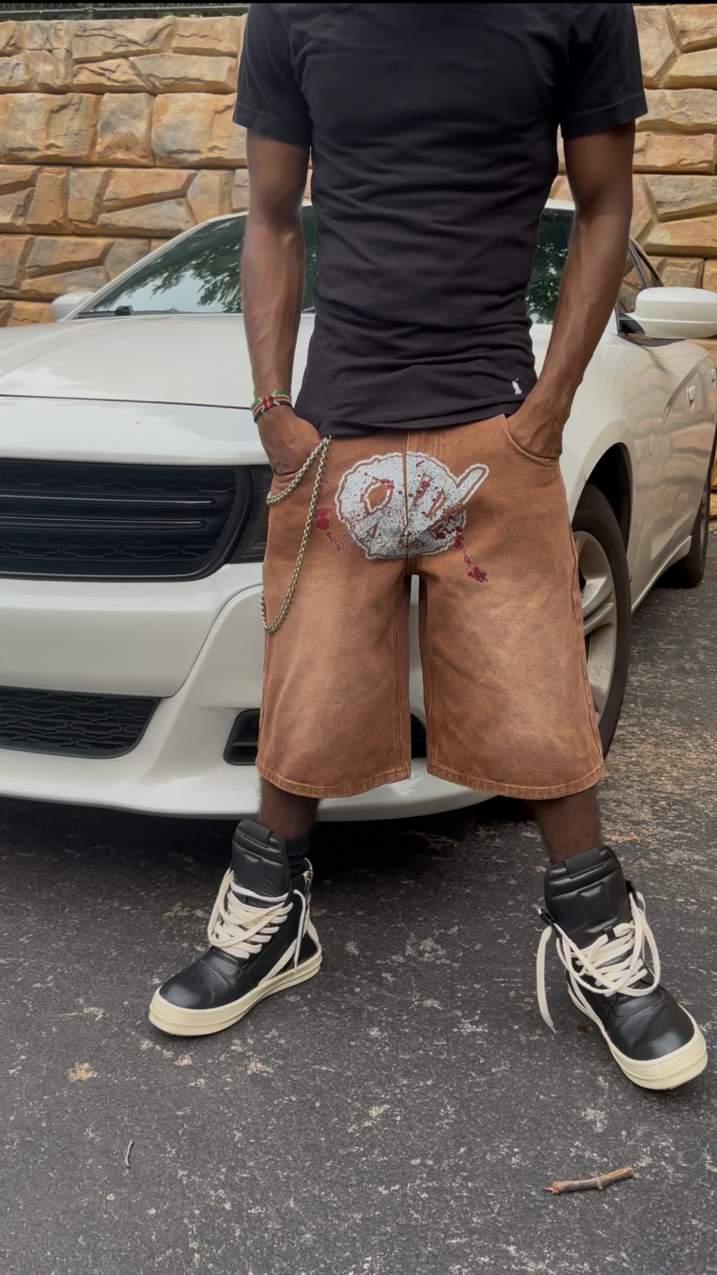 "PEACE COSTS" JORTS