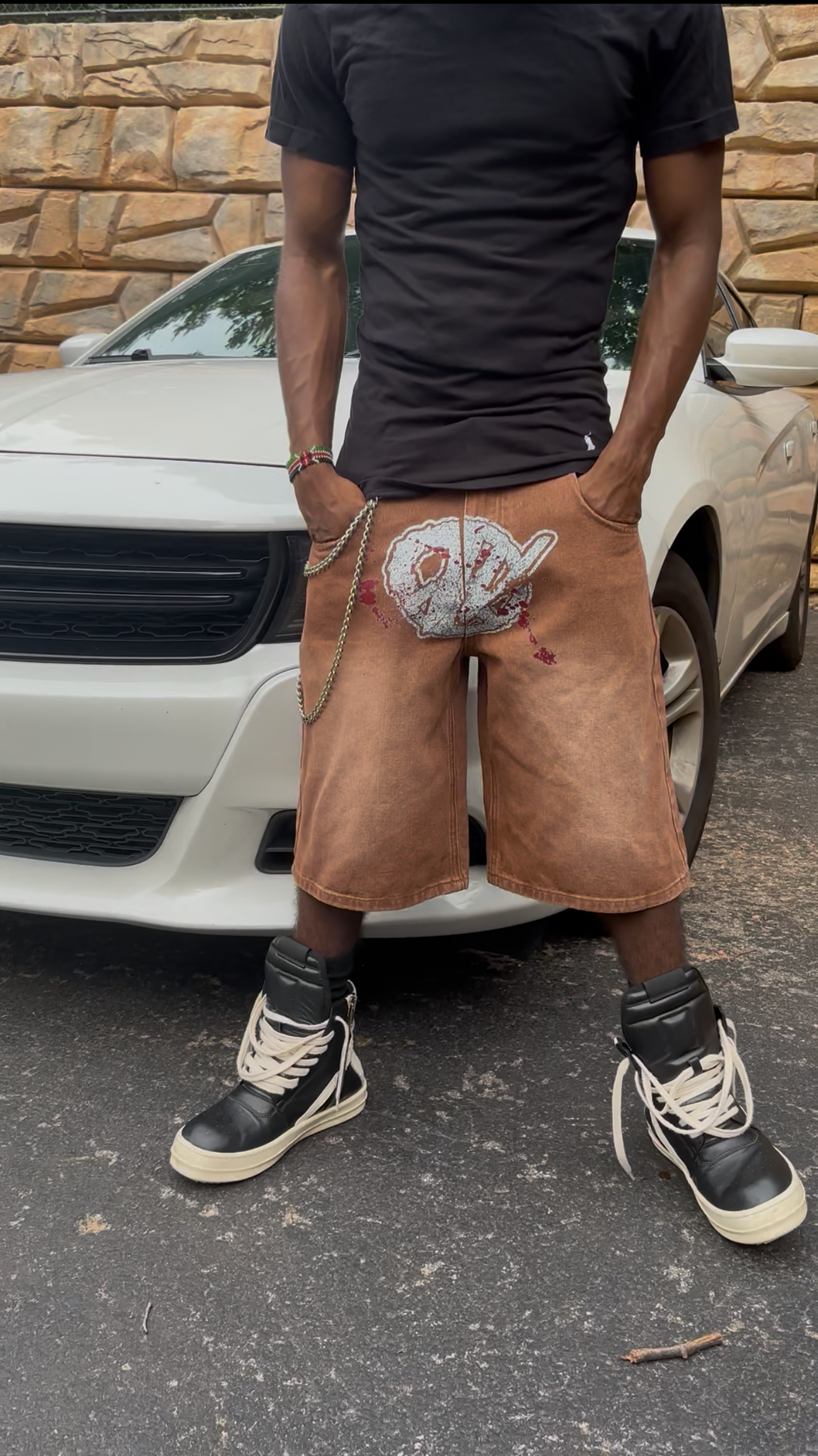 "PEACE COSTS" JORTS
